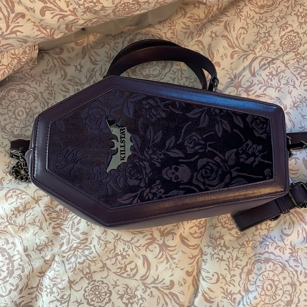 Killstar Purple coffin purse